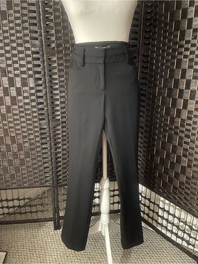 Women's Black Boot-Cut Dress Pants